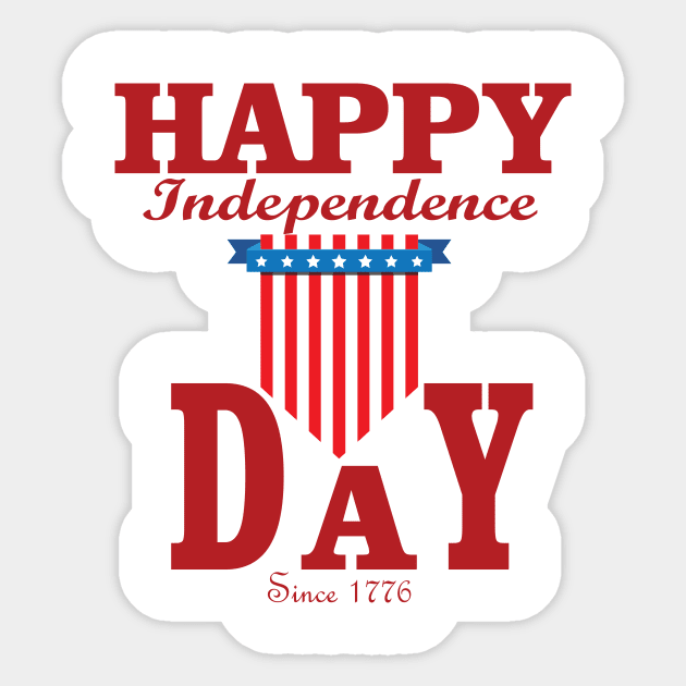 Independence Day Tshirts Sticker by teespotfashions